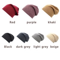 Jesienno-zimowa damska czapka 2022 nowa prosta miękka czapka bez daszka cienkie dzianiny czapka Outdoor Warm zimoodporna moda Bonnet czapka typu Skull Beanie Hat
 5